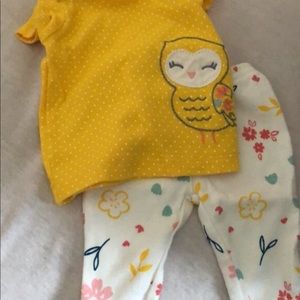 Newborn clothing set for girl